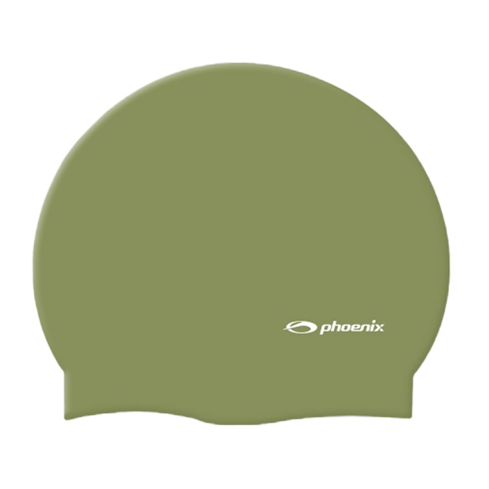 피닉스 실리콘 로고 수모(솔리드형) 카키 [PSC-02] 수영모자 수영모 수영캡 수영용품 
